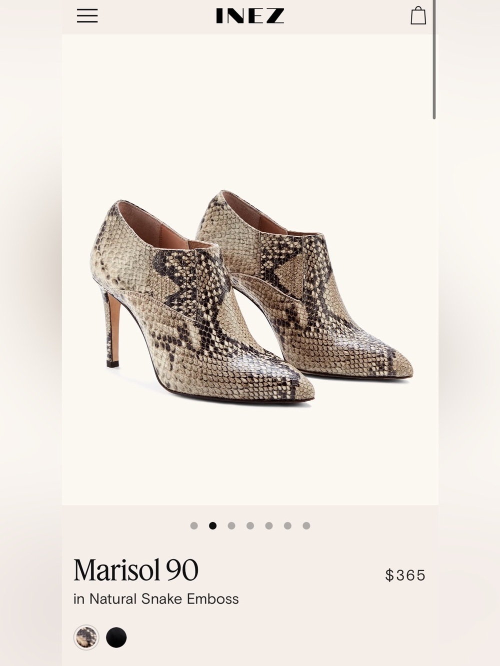 Real Italian  leather Ankle High Heel Booties